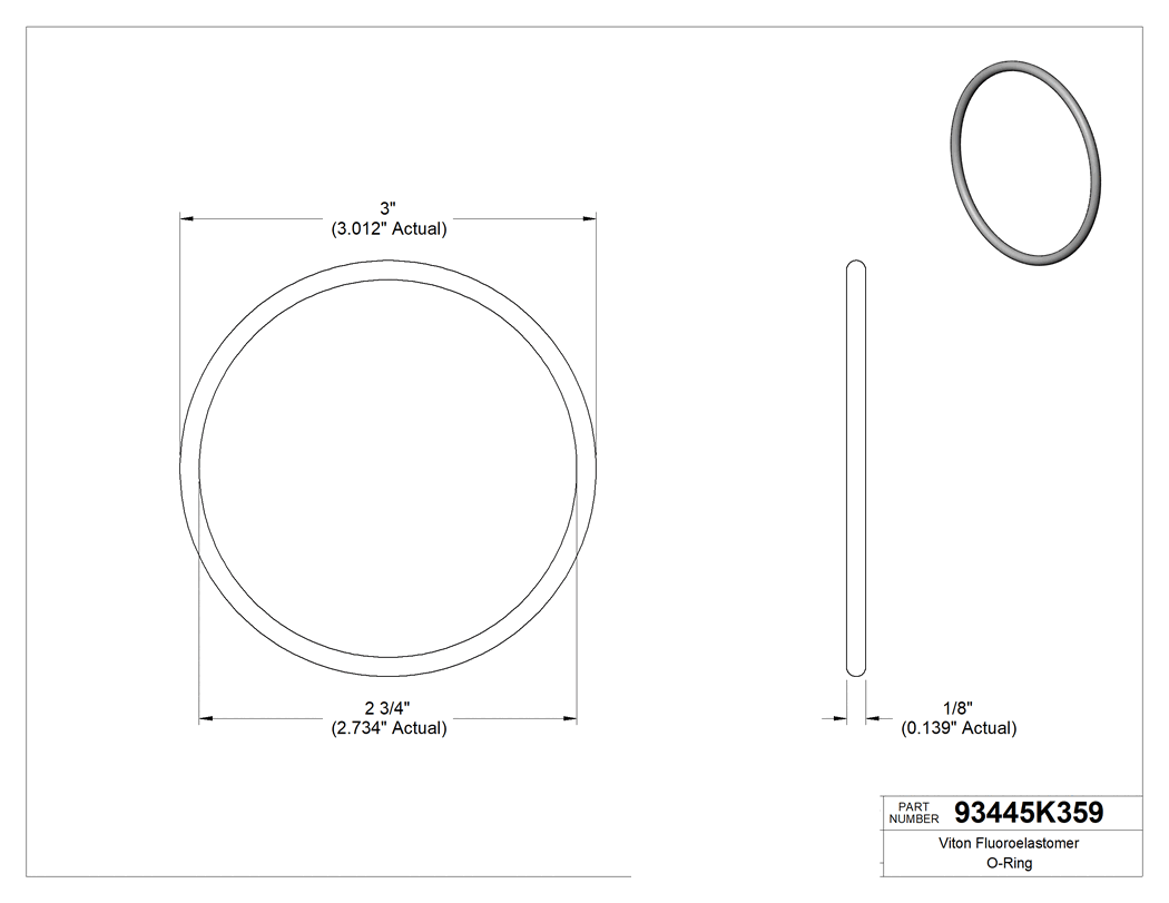 Technical drawing - 93445K359